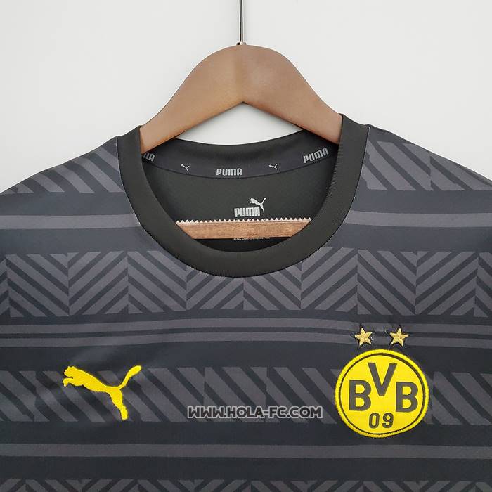 Camiseta Pre Partido del Borussia Dortmund 2022 Negro
